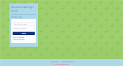 Desktop Screenshot of flamingoforum.com